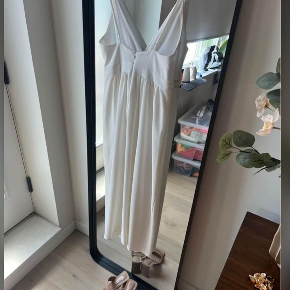 Park and Fifth Trinity Midi Dress - White - Size 0 - Picture 3 of 4